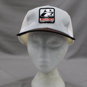 Vintage Patched Trucker Hat - Mariner Outboard Motors - Adult Snapback